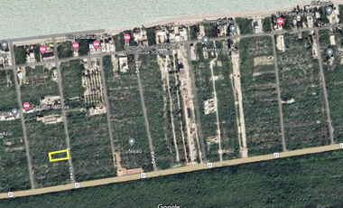 Terreno en la playa de San Benito, Yucatán