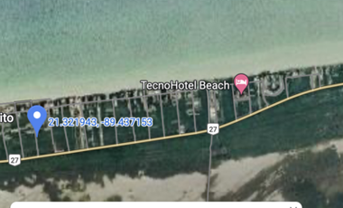 Terreno en la playa de San Benito, Yucatán