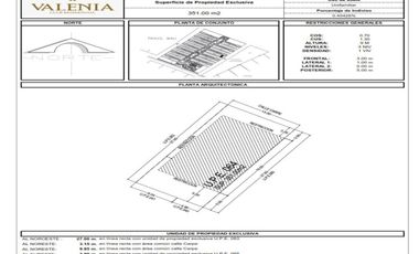 Terreno en Playa del Carmen Valenia 64