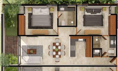 Departamento en venta Mérida Yucatán, Residencial Amé 34 Montes de Amé