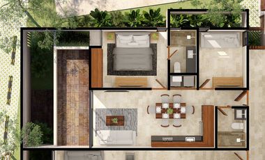 Departamento en venta Mérida Yucatán, Residencial Amé 34 Montes de Amé