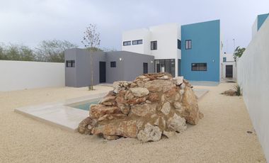 Casas en venta en el Conkal Mérida 2 plantas y recamara en planta baja