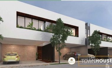 YAAX BEH TOWNHOUSES EN VENTA EN CONKAL 3 RECAMARAS