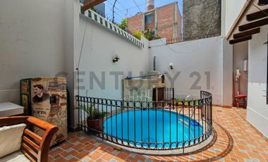 Departamento en primer piso, piscina y área de parrilla en Los Cedros Chorrillos