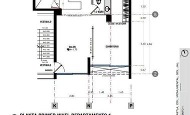 Departamento en Venta Ideal para Profesionistas de la Salud, Col. Monumental