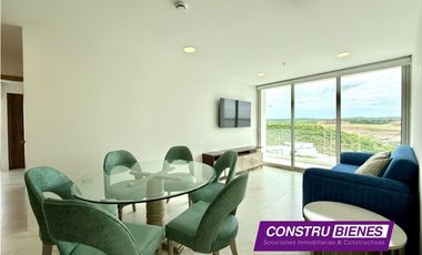 Departamento Amoblado Vista al Mar en Urb. Ciudad del Mar, Manta