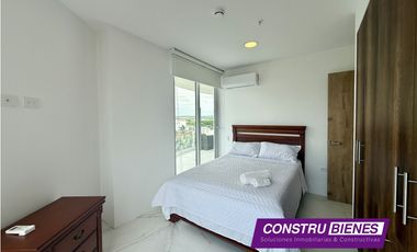 Departamento Amoblado Vista al Mar en Urb. Ciudad del Mar, Manta