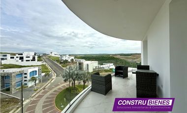 Departamento Amoblado Vista al Mar en Urb. Ciudad del Mar, Manta