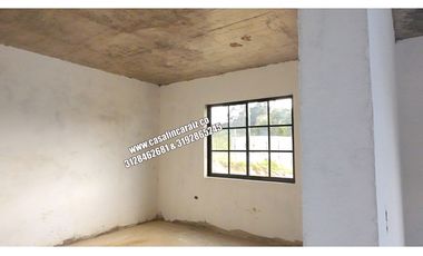 Finca campestre en obra gris en condominio en marinilla 375millones