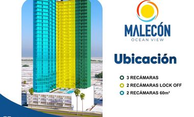 DEPARTAMENTO EN PREVENTA POR EL MALECON DE MAZATLAN