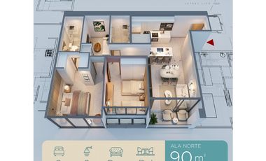 SEA CONFIABLE VENDE APARTAMENTO PH AQUA 2 RECAMARAS