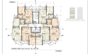 Departamento en Venta,  Amoblado, 2 Ambientes, en Torre Brickell, Tigre, GBA Norte