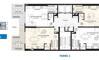 Departamento en Torres del Este