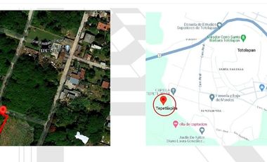 Terreno Urbano en Tepetlixpita Totolapan - CRB-1250-Tu