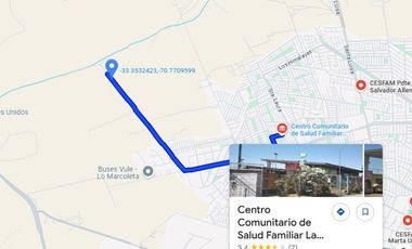 Sitio en Venta en Marcoleta con colo colo