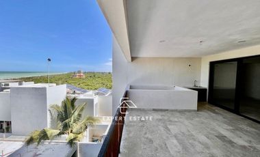 PH rooftop privado SISAL - Oferta villa frente al mar / Sale beachfront villa