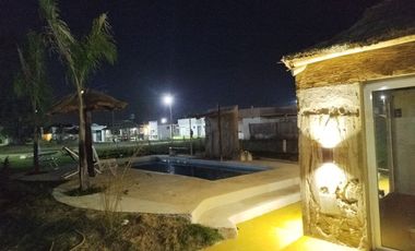 Hermoso terreno en barrio cerrado con pileta, quincho y parrilla