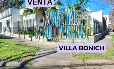 Venta Casa 3 Amb. Con Patio Y Terraza. Zona Villa Bonich