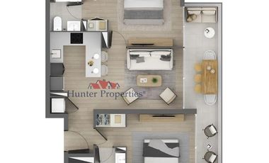 Departamento en Arriendo en Metro Santa Ana
