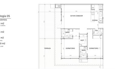 Depto 3 ambientes financiado en Arauca Tigre