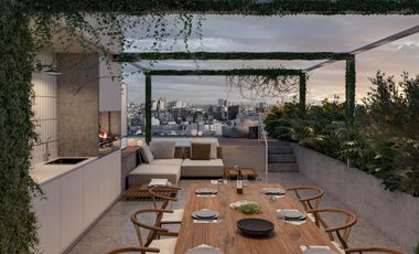 DEPARTAMENTO 6 AMBIENTES ESTILO CASA CON JARDIN, PILETA Y PARRILA - VENTA NUÑEZ BELGRANO