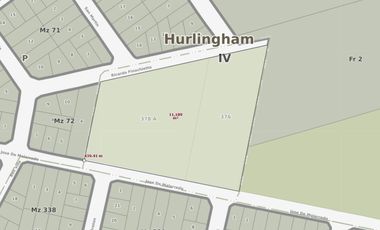 ALQUILER TERRENO INDUSTRIAL EN HURLINGHAM DE 11.076 M2