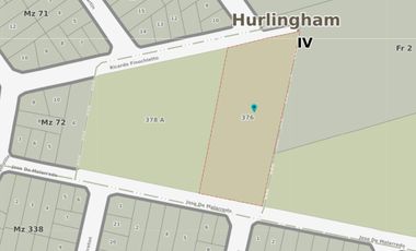 ALQUILER TERRENO INDUSTRIAL EN HURLINGHAM DE 6.147 M2
