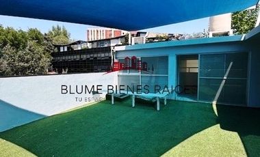 Renta oficinas en Av. Universidad - Chimalistac, con terraza