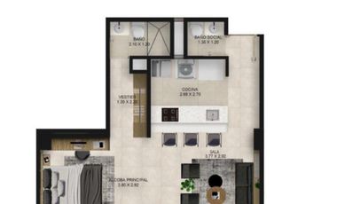 Apartamento para venta en marinilla - rural