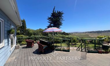 Casa Santo Domingo tradicional con espectacular vista a desembocadura río Maipo