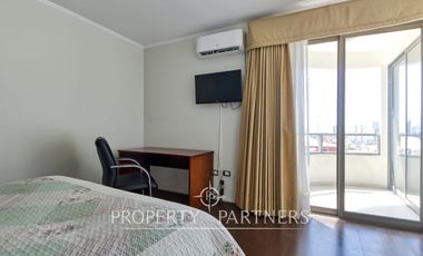 Arriendo de hotel equipado de 6 niveles con 21 departamentos, llegar e instalarse