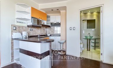 Arriendo de hotel equipado de 6 niveles con 21 departamentos, llegar e instalarse