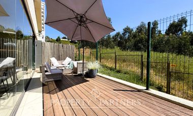 Departamento Idahue con vista y patio exclusivo