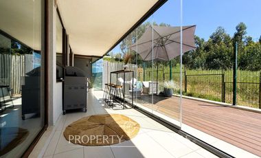 Departamento Idahue con vista y patio exclusivo