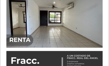 AMPLIA CASA EN RENTA FRACC. PASO REAL