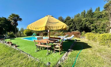 Hermosa parcela con casa y 4 cabañas orilla ruta