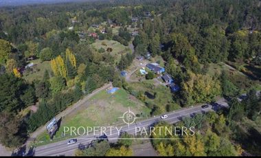 Hermosa parcela con casa y 4 cabañas orilla ruta