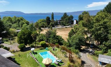 Hermosa parcela con casa y 4 cabañas orilla ruta