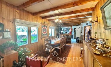 Hermosa parcela con casa y 4 cabañas orilla ruta