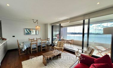 Lindo departamento de tres dormitorios primera linea Condominio Nueva Puntilla.