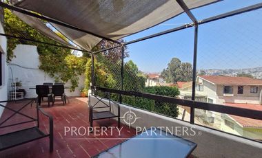 Cómoda casa-departamento duplex en barrio Miraflores Viña del Mar