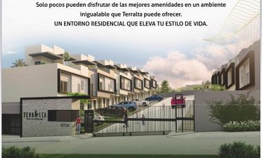 SOLO 1 A ESTE PRECIO QUE NO TE LA GANEN, MODERNA CASA EN COTO TERRALTA.