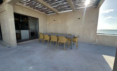 Casa frente al mar y con paneles solares en venta en Chelem, Progreso, Yucatán