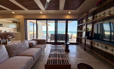 Casa frente al mar y con paneles solares en venta en Chelem, Progreso, Yucatán