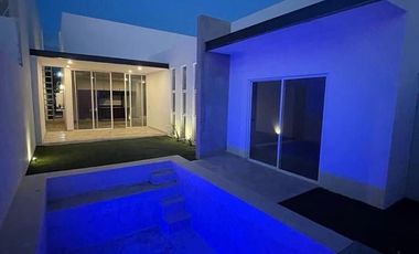 Cómoda y moderna casa de un piso en privada Tamora