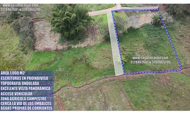 LOTE HERMOS CON ESCRITURA EN PROINDIVISO EN MARINILLA  💲58 MILLONES