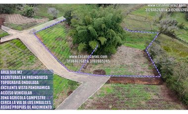 LOTES CON  AGUAS DE NACIMIENTOS-ESCRITURA EN PROINDIVISO EN MARINILLA