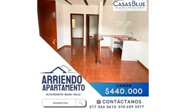 SE ARRIENDA APARTAMENTO SEGUNDO PISO BARRIO ALTO BONITO BUGA VALLE.