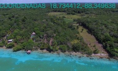 VENTA TERRENO BACALAR CON ACCESO A LAGUNA