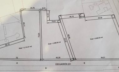Terreno  comercial en esquina frente  Sams club
